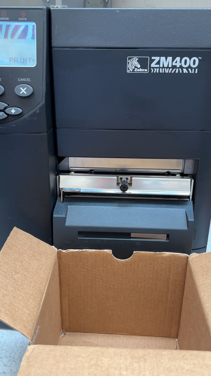 Zebra ZM400 DT/TT 203dpi Barcode Label Printer with cutter LAN