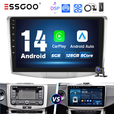 Für VW Passat B7 2010-2015 Carplay DAB+ Autoradio 6+128G Android 14 GPS DSP Kam