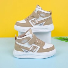 Boys Kids Shoes  26 to 37 Sports Disney Trainers Summer Brown Sneakers