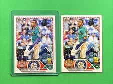 Julio Rodriguez 2023 Topps Holiday Variation Sleeve/Lights SSP Mariners H26/Base