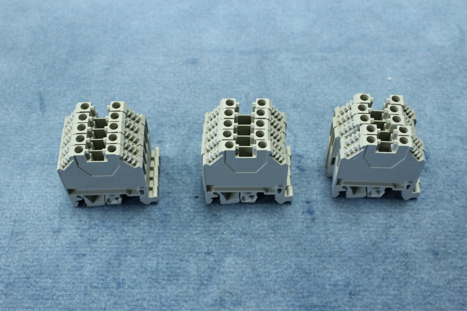 Lot of 14 New Wieland Terminal Blocks WK4/U 12722 600/800V 20-10AWG BEIGE