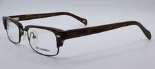 JONO HENNESSY Australia Mens 8155 / 305 Brown Rectangle Eyeglasses Frames 52/19
