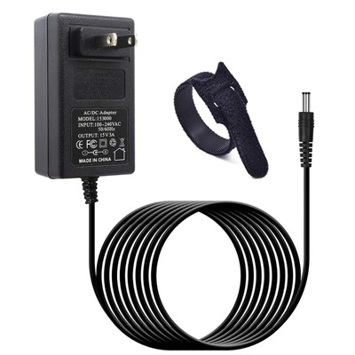 15V 3A Extra Long 6FT Power Supply Charger Cable Input AC 100V-240V Output DC...