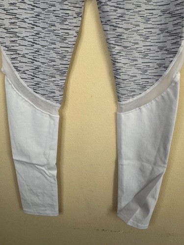 Leggings CYSM Virtual Sensuality Fit Alta Compressione Taglia L Bianco Nero - Foto 3 di 12