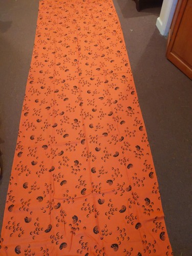 Lino rojo estampado Nautilus 4 yardas (ancho parcial, solo 36" de ancho) - Imagen 2 de 5