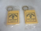 VTG TWO 'CRAZY EDDIE WON'T BE BEAT' PUZZLE KEYRINGS - UNOPENED
