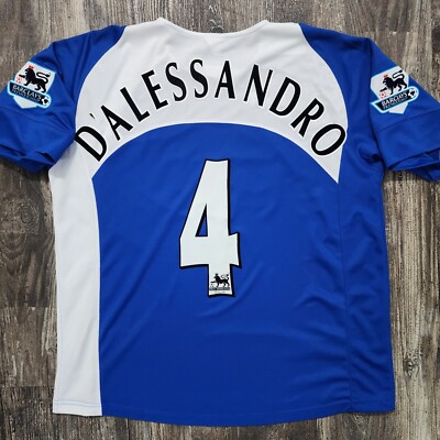 2006 Jako Portsmouth FC Home Soccer Jersey Andres D'Alessandro Men