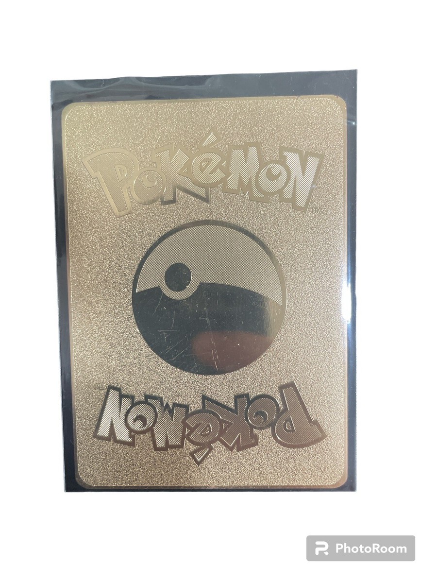 Pikachu VMAX Rainbow Gold Pokémon Card Collectible / 2020
