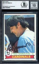Top 10 Ted Simmons Baseball Cards 23