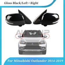 Door Mirror Left and Right For 14-19 Mitsubishi Outlander Power Heated w/Signal