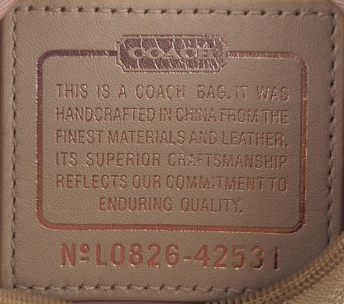 Coach Umhängetasche L0826-42531 Parker Signature Beige Canvas Swingpack - Bild 9 von 10