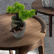 Tabletop Fountain Mini Waterfall fit Indoor Relaxation Water Feature Fountain