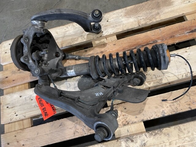 05 MASERATI QUATTROPORTE M139 OEM RIGHT REAR SUSPENSION CONTROL ARMS KNUCKLE