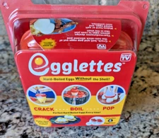 Egglettes Hard Boiled Eggs Without The Shell Pack of 4. As Seen On TV. *New*