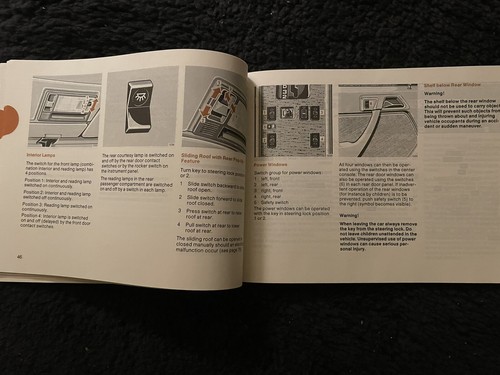 Mercedes-Benz MB 1987 W124 300D Diesel Sedan Owner’s Manual Handbook OEM NOS - Picture 11 of 22
