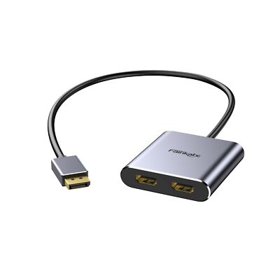 Displayport to Dual HDMI Adapter, 4K Display Port to HDMI Splitter for Dual M | eBay Displayport to Dual HDMI Adapter, 4K Display Port to HDMI Splitter for Dual M | eBay