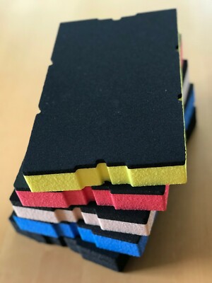 Koffereinlage Hart-Schaumstoff Sortimo L-BOXX Mini in 5 Farben 30mm, 5 Stck.