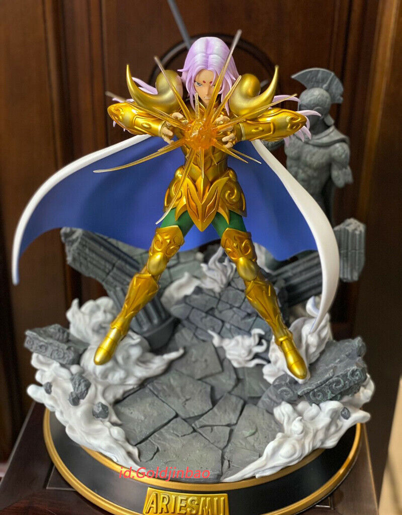 Saint Seiya Gold Saints Aries Shion Resin Model SHARK STUDIO Statue In  Stock