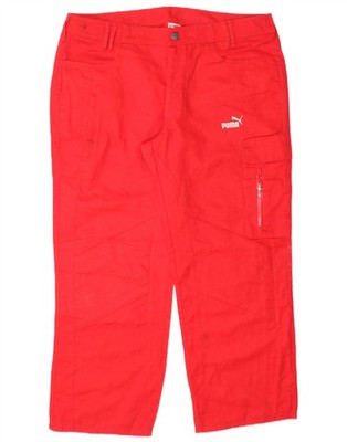 Puma Herren Straight Cargo Hose W36 L28 rot RK07