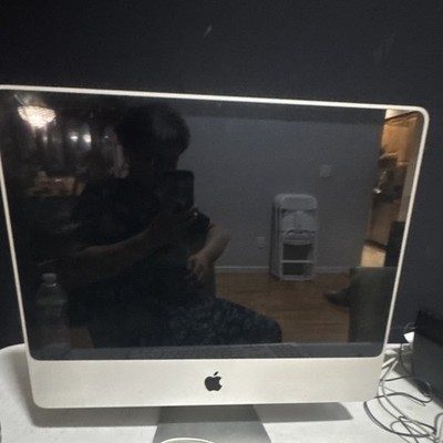 Apple iMac All-in-One Desktop Computer, Silver, with Apple Wired Keyboard