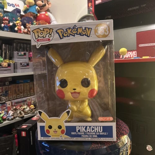 Pokémon Pikachu Funko Pop! #353 Games Jumbo 10inch Vinyl Figure Target Exclusive