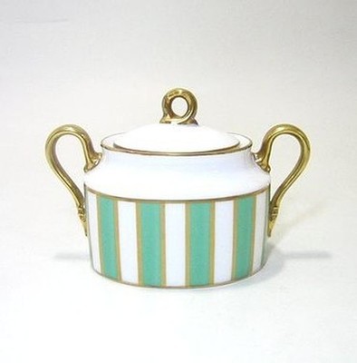 Richard Ginori Amadeus Green Sugar Pot 150cc Claudio La Viola