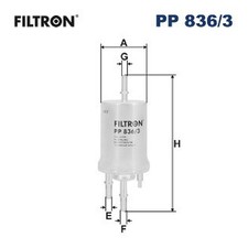 Kraftstofffilter für Seat Altea 5P1 XL 5P5 Cordoba 6L2 Ibiza 3 6L1 Leon | 24640