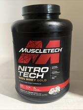 Muscletech - Nitro Tech 100% Whey Gold Cookies & Cream 5lbs Exp 5/27 (dented) 16.00 per gallon