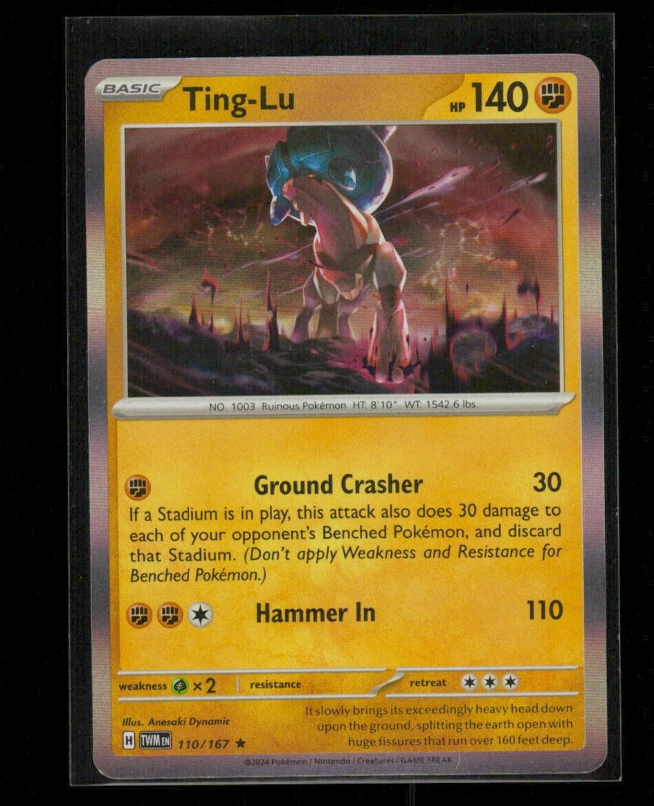 Ting-Lu 110/167 Twilight Masquerade Rare Holo Near Mint