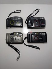 Lot Of 4 vivatar Point And Shoot 35mm camera