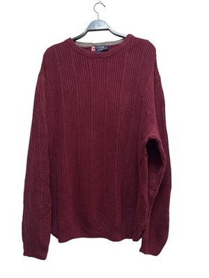 Chaps Herren Pullover Gr  2XL Bordeaux 