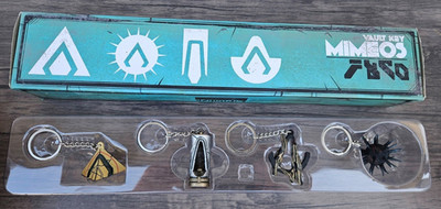Complete Borderlands 3 Diamond Loot Chest Collector's Edition 4 Keychain Z15