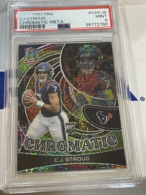 2023 Panini Spectra - Chromatic C.J. Stroud Meta Prizm 7/25 Jersey Number