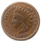 1885 Indian Head Penny Cent Very Good (VG)