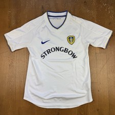 Nike Leeds United 2001 02 Home Strongbow Football Shirt Size Medium