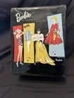 Vintage 1961 Barbie Doll Trunk Carrying Case Ponytail Graphics Black Vinyl Used