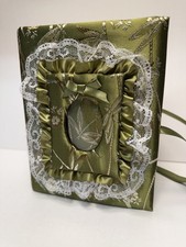 Dragonfly Photo Album - Handmade- Brocade Fabric - Holds 100 4x6 Photos