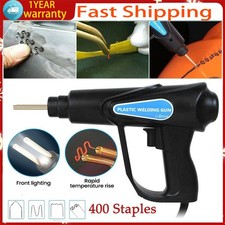 Upgraded 70W Hot Stapler Gun 400 Staples Fast Heating Plastic Welder Car Repair