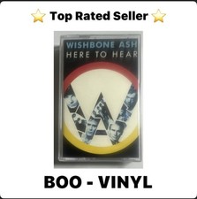 WISHBONE ASH - HERE TO HEAR CASSETTE TAPE EX / EX