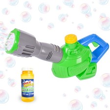 Maxx Bubbles Toy Bubble Leaf Blower Non Toxic Refill Solution, Sturdy