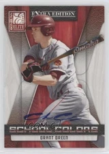 2009 Donruss Elite Extra Edition School Colors Signatures Grant Green Auto q7z