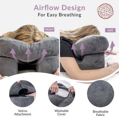 Clinic Pack 12x Adjustable Face Down Recovery Pillow BBL Post Surgery Foam Lot