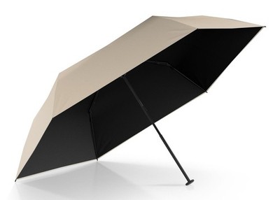 doppler Zero,99 Ultra Sun Regenschirm Macadamia Beige / Black beige Neu