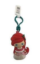 New Disney Christmas Holiday Figural Bag Keychain Clip Ariel/Little Mermaid