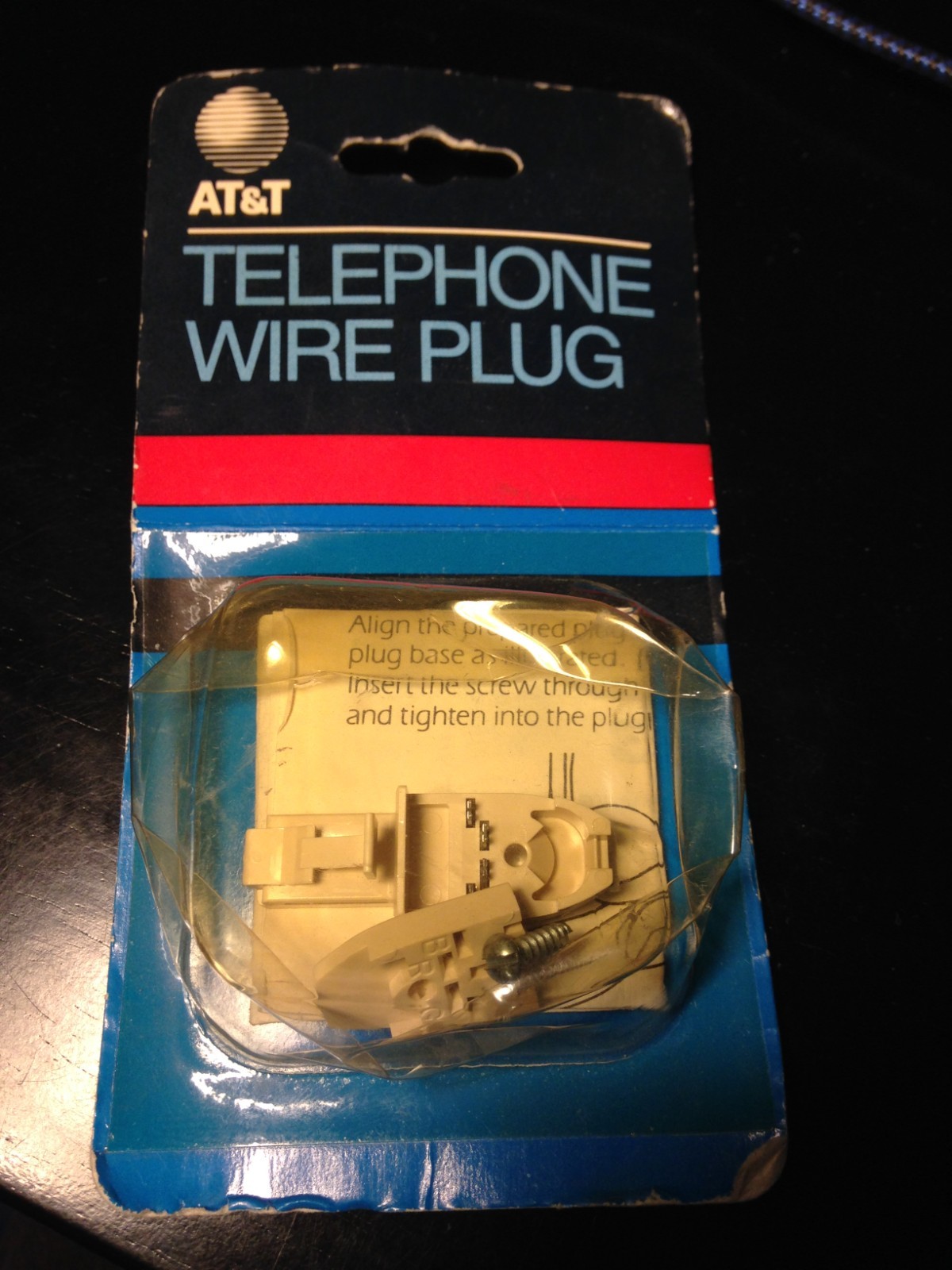 AT&T Telephone Wire Plug New Old Stock 700A4 Off White. Free Shipping ...