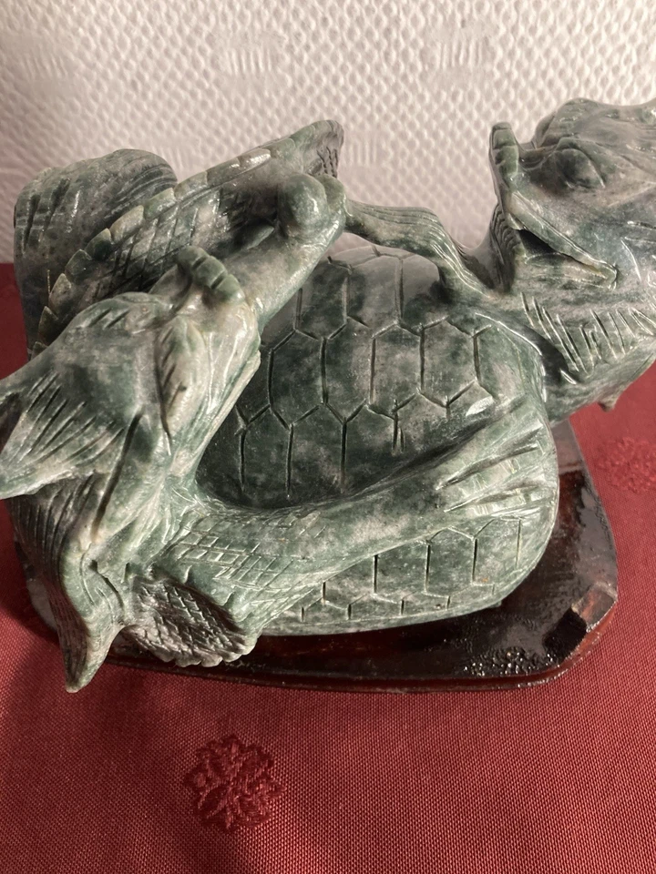Statue Sculpture En Jade - Photo 3/4