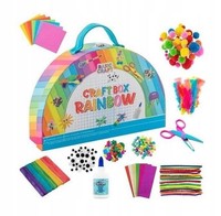 Bastelset Rainbow Diy Kreativset Mit Pompons, Stickern & Mehr