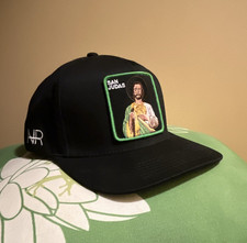 Adjustable Black Baseball Cap San Judas Embro...