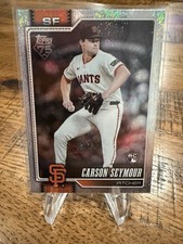 2026 Topps Series 1 Sandglitter Carson Seymour #112 RC San Francisco Giants SP