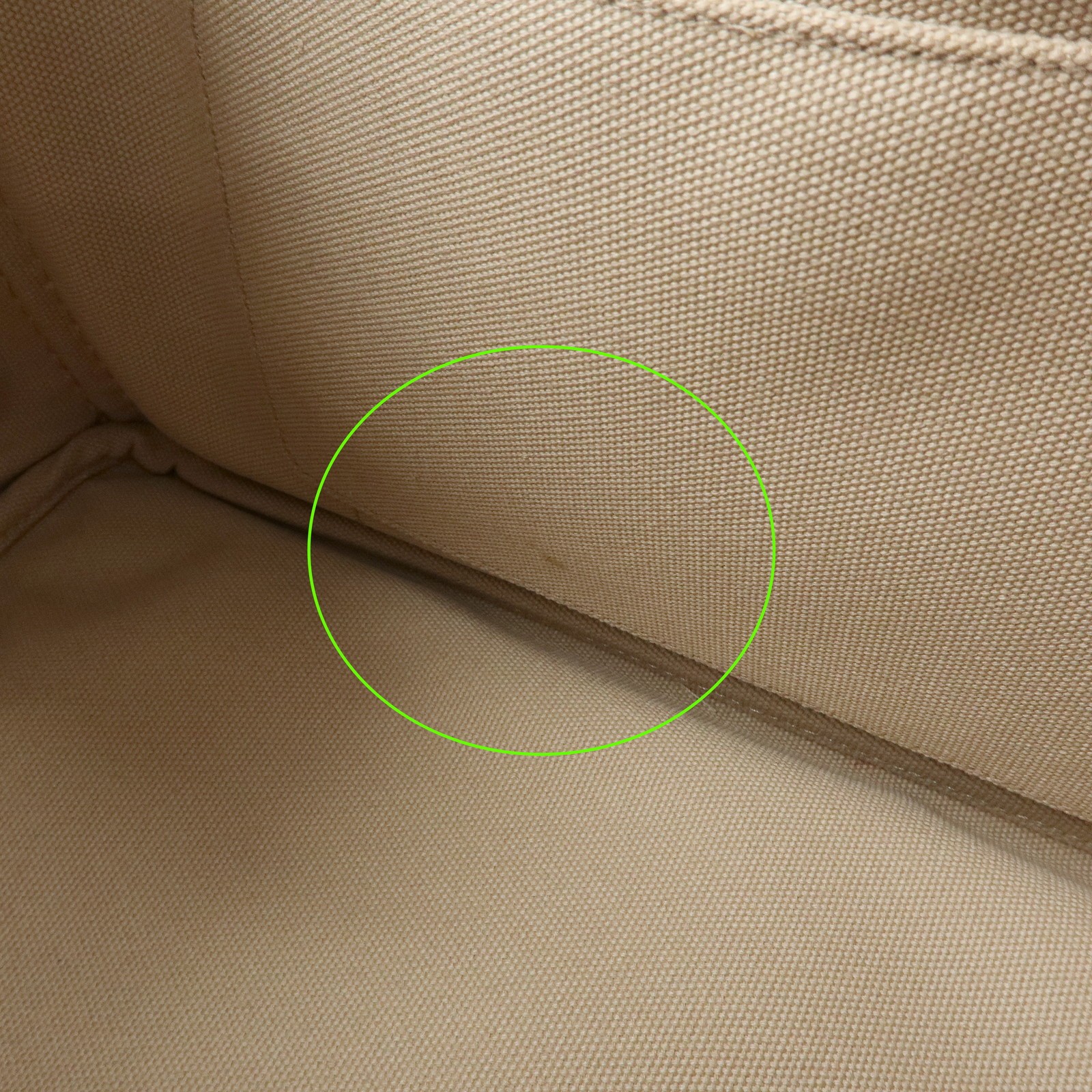 PRADA Canapa Triangle Logo 2Way Tote Hand Shoulder Bag Beige B1877G Used F/S thumbnail 23